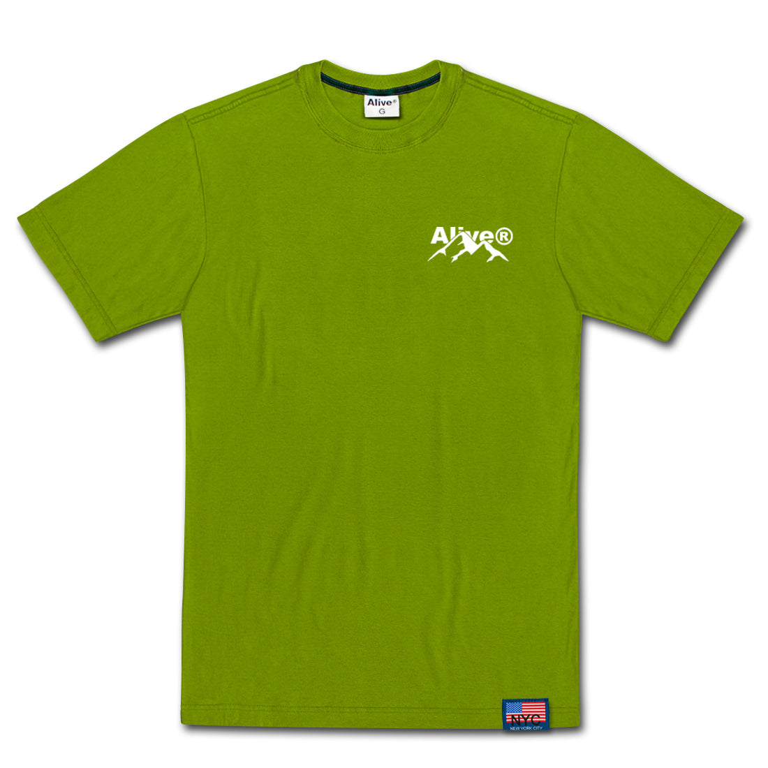 Camiseta Alive Mountain Verde