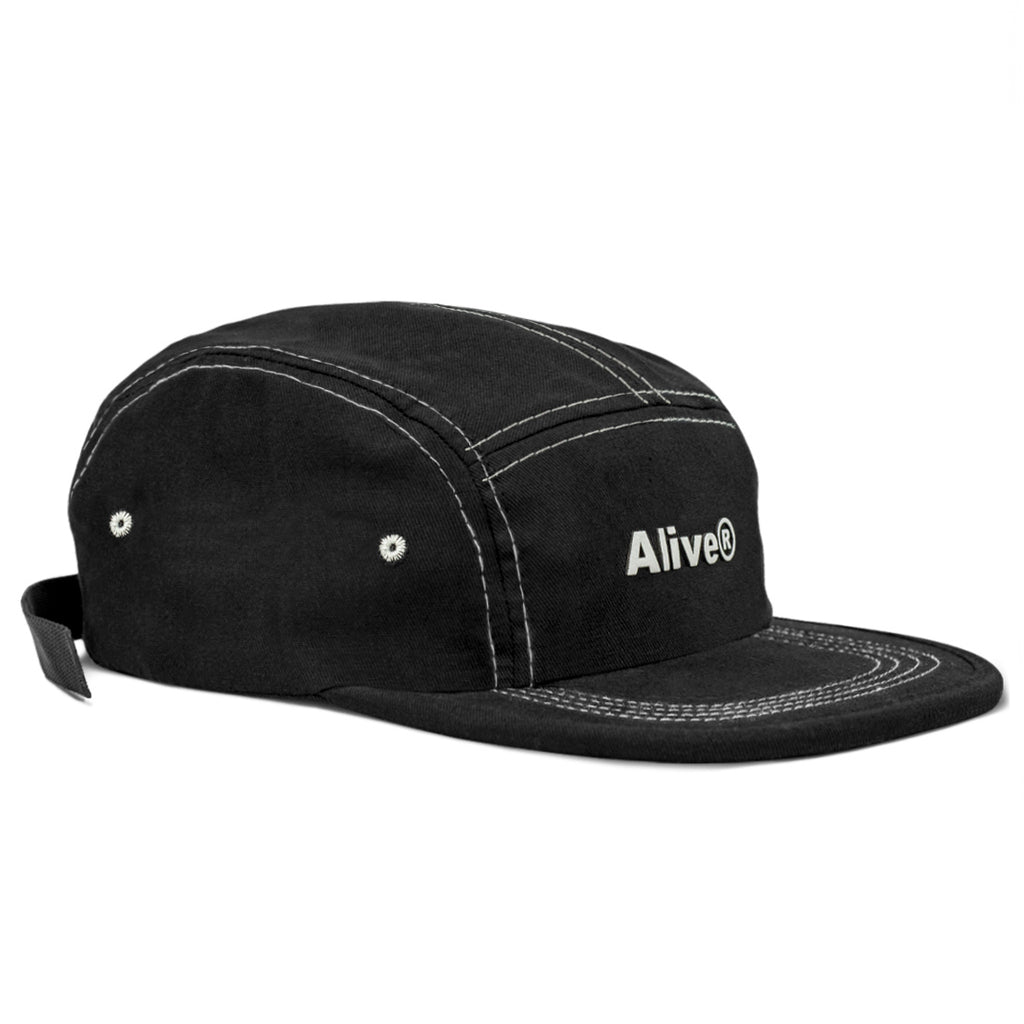 Boné Alive Line White Five Panel Preto