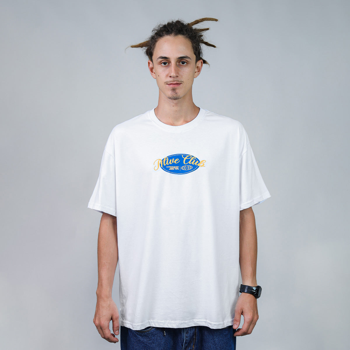Camiseta Alive Globe Branco
