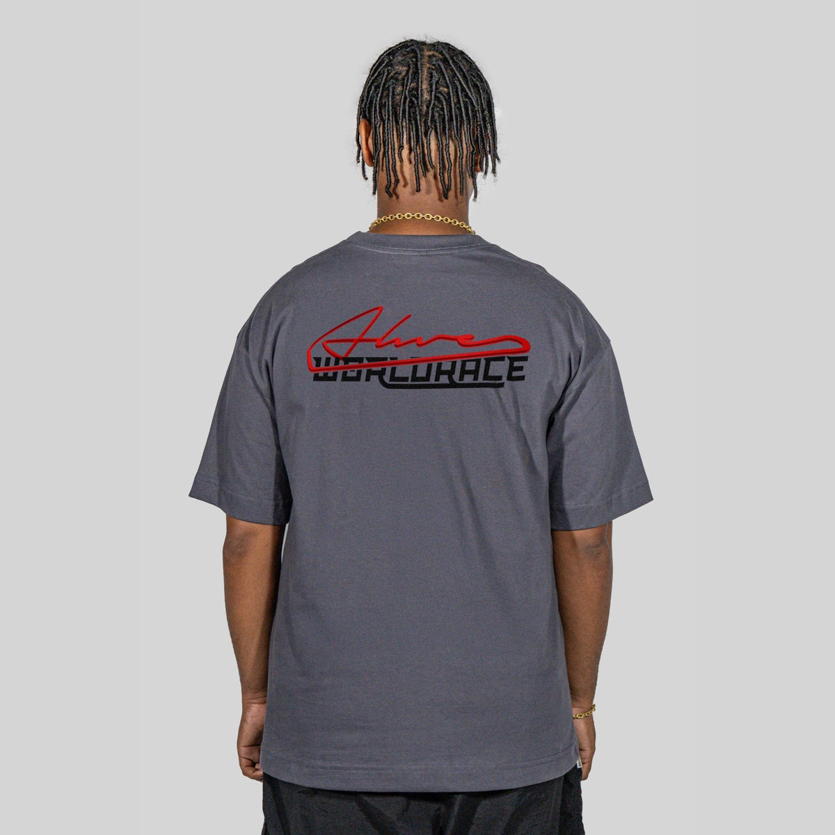 Camiseta Alive Oversized Circuit Cinza