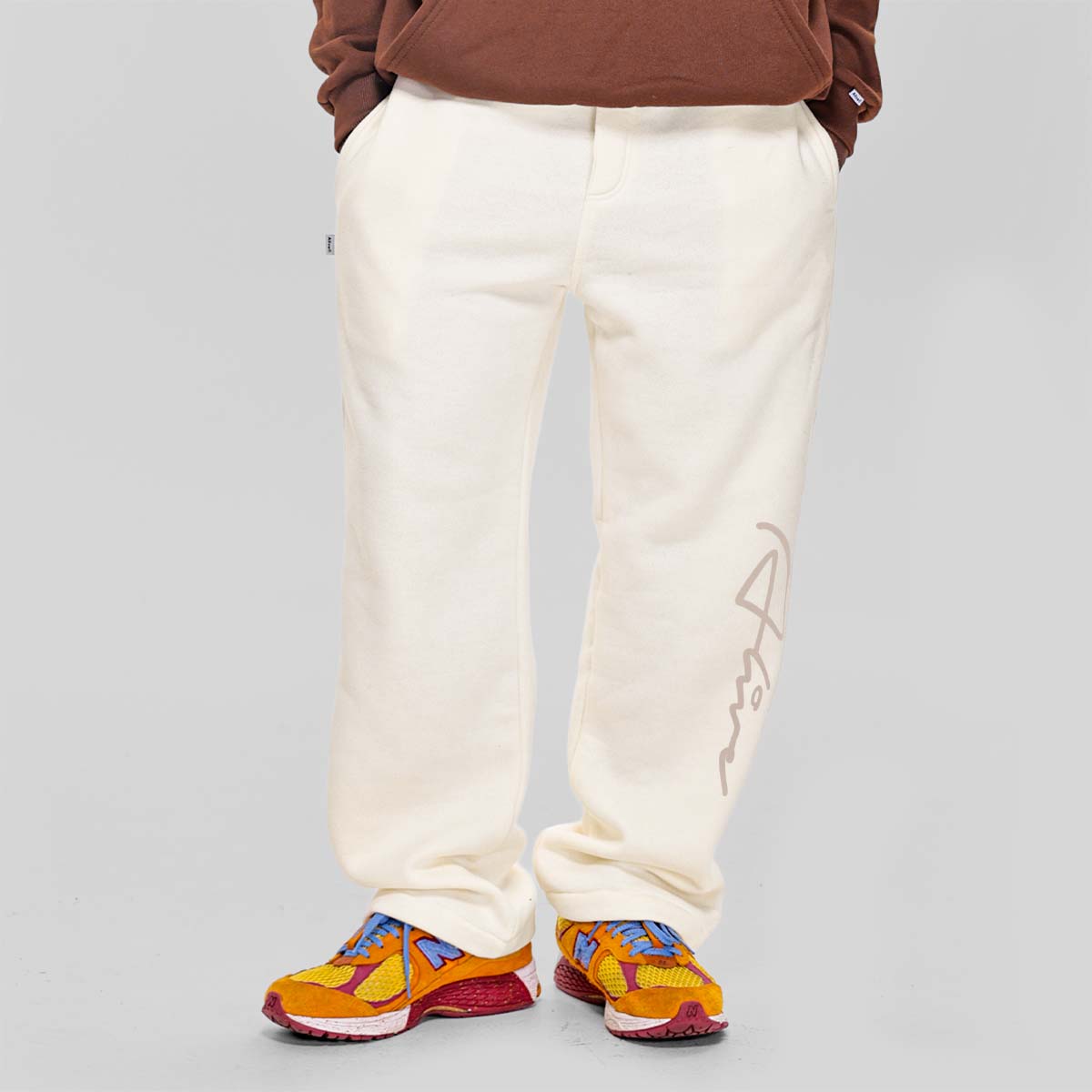 Calça Alive Moletom Rubric Off White - Texas