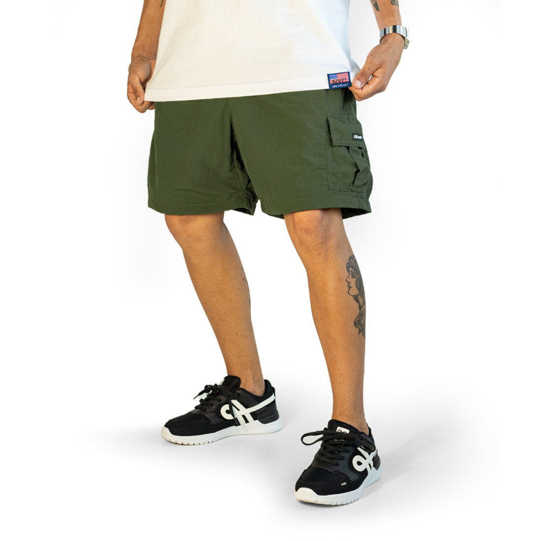 Short Alive Tag Cargo Verde