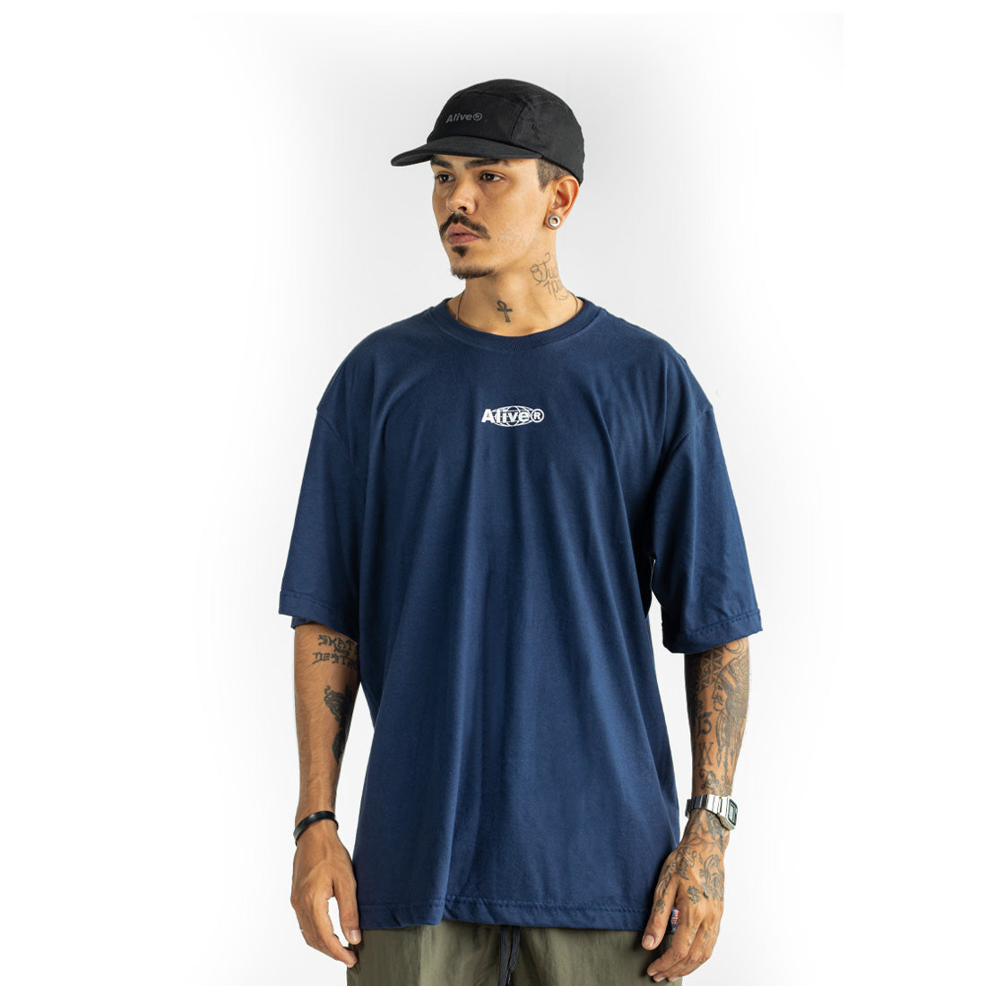 Camiseta Alive Adventure Azul