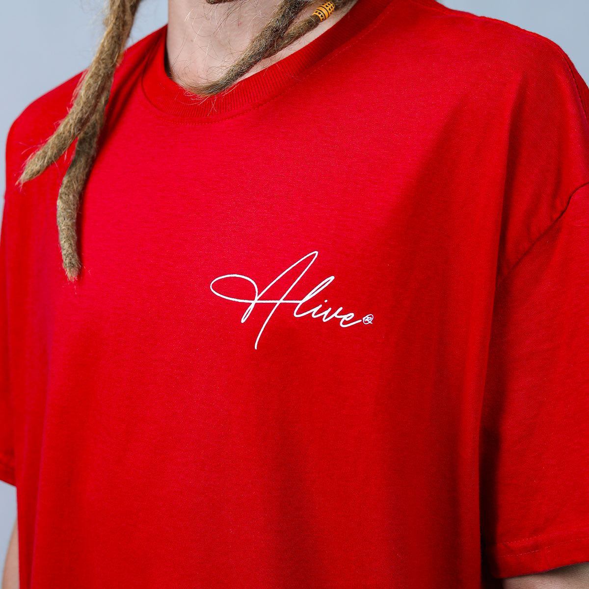 Camiseta Alive Signature Vermelho