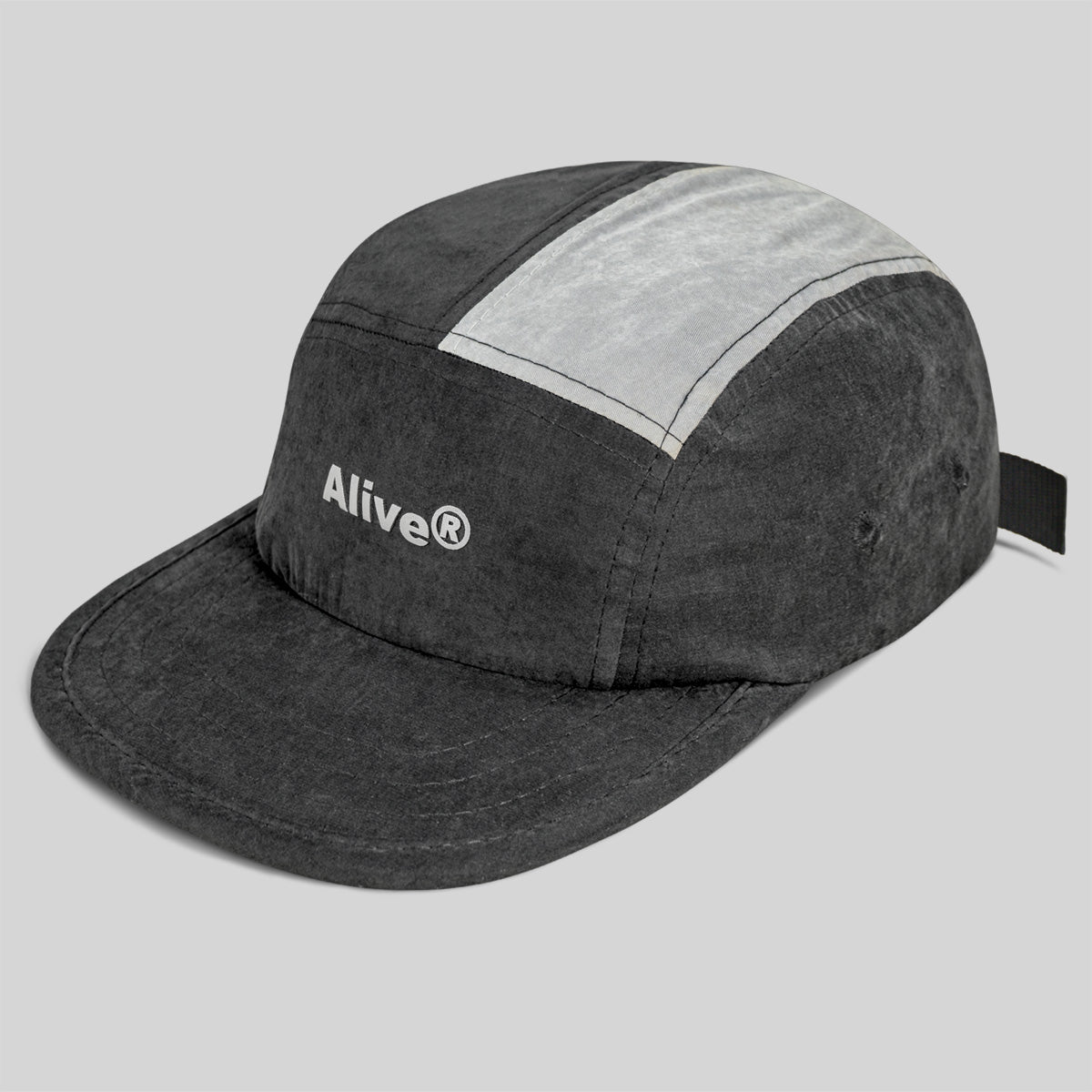 Boné Alive Five Panel Half Preto