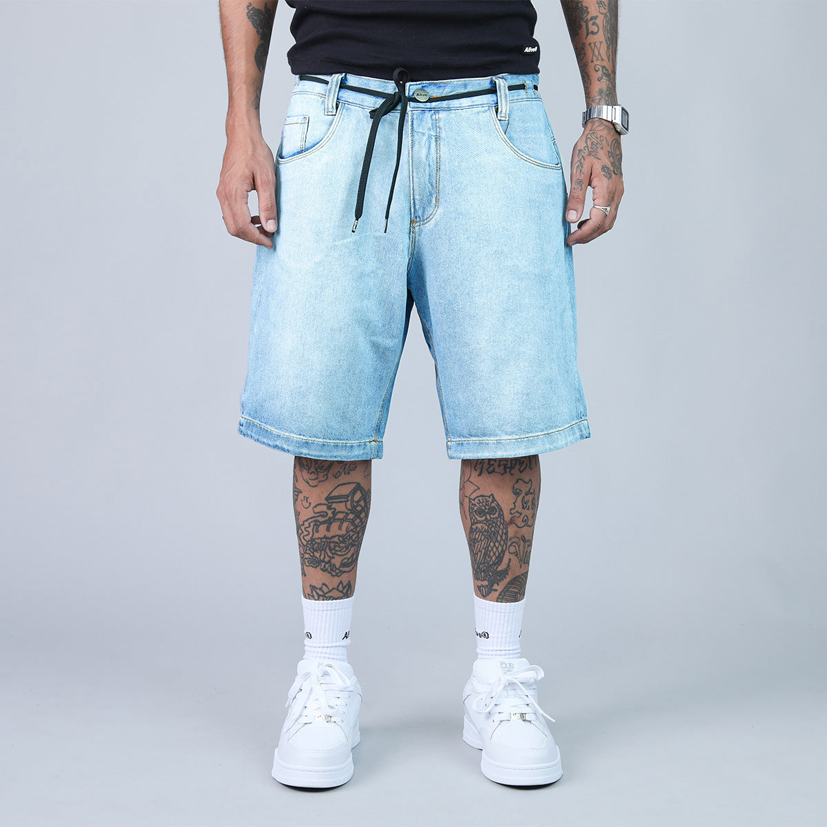 Bermuda Alive Jeans Classica Ice