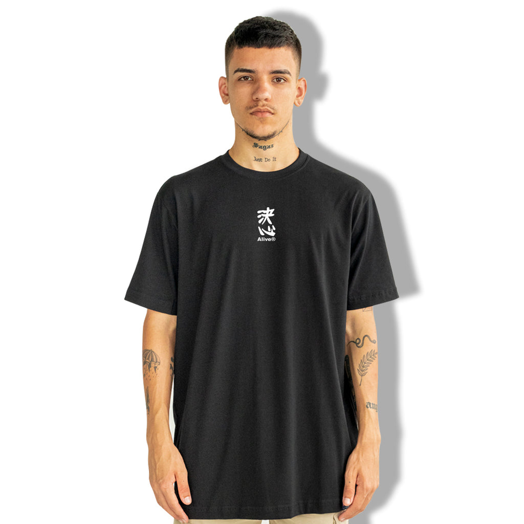 Camiseta Alive Guepardo Preto