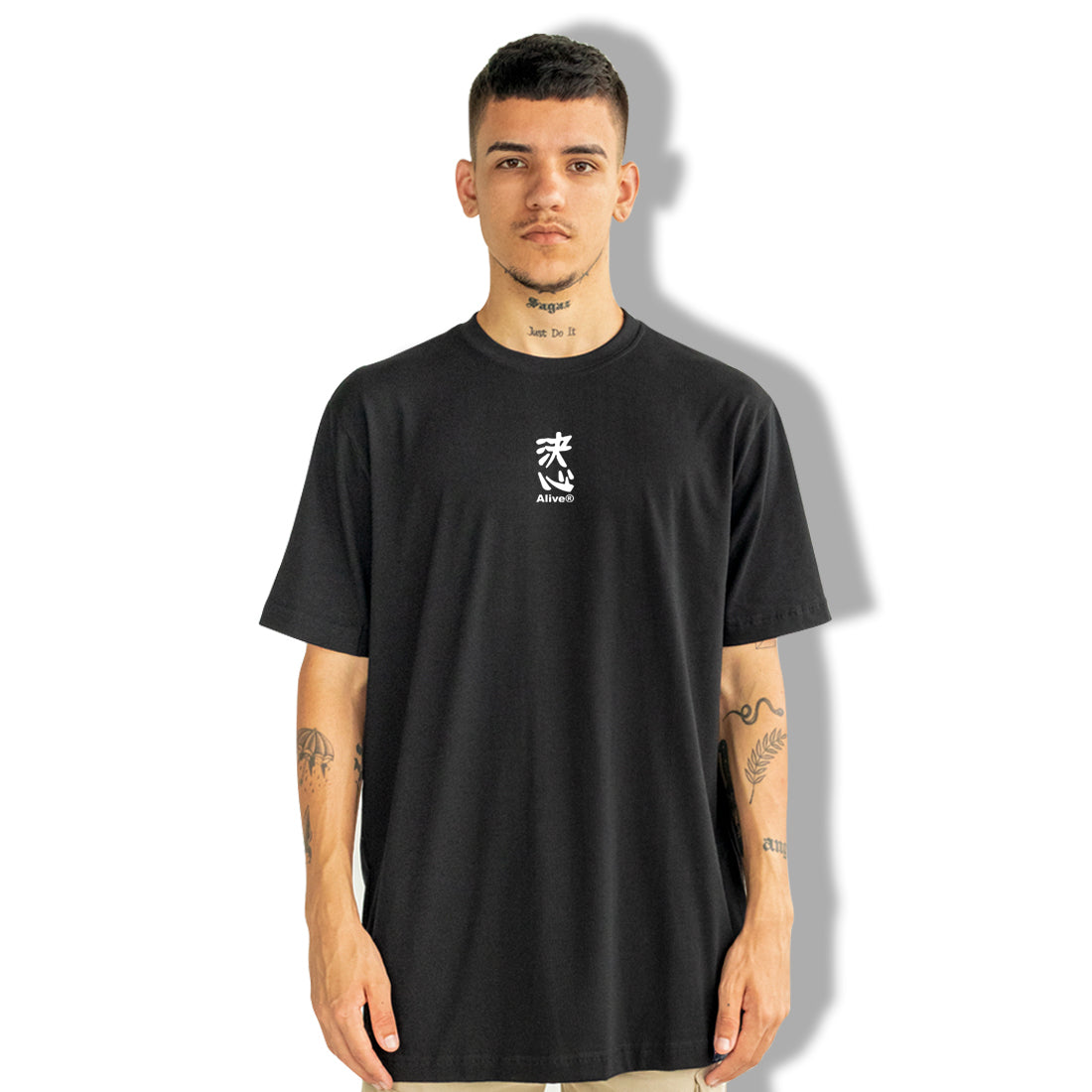 Camiseta Alive Guepardo Preto