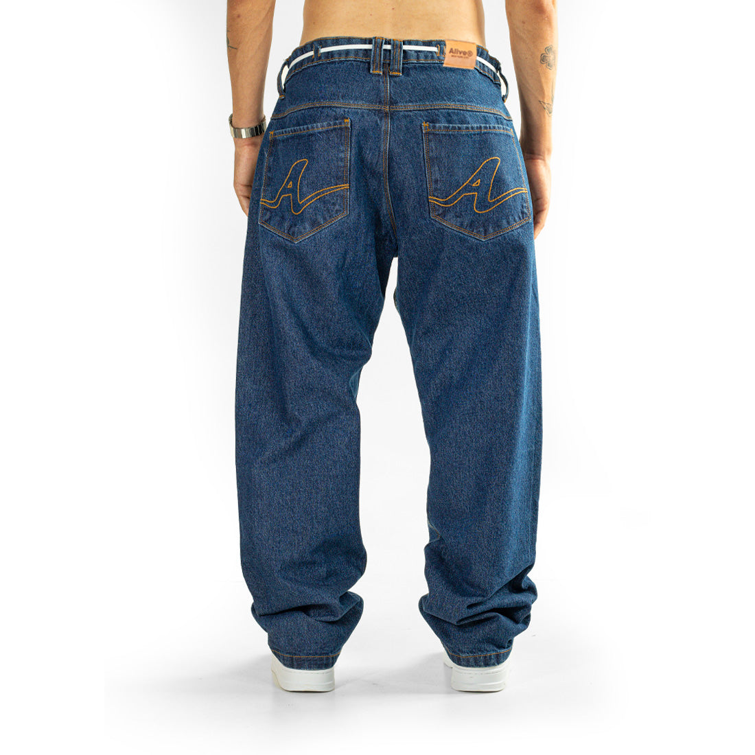 Calça Alive Semi Baggy Jeans Unissex | Azul
