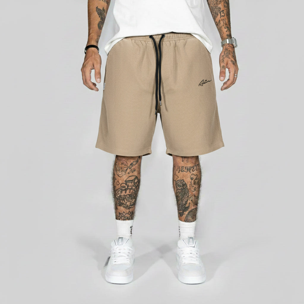 Bermuda Alive Veludo Cotelê Rubric Bege