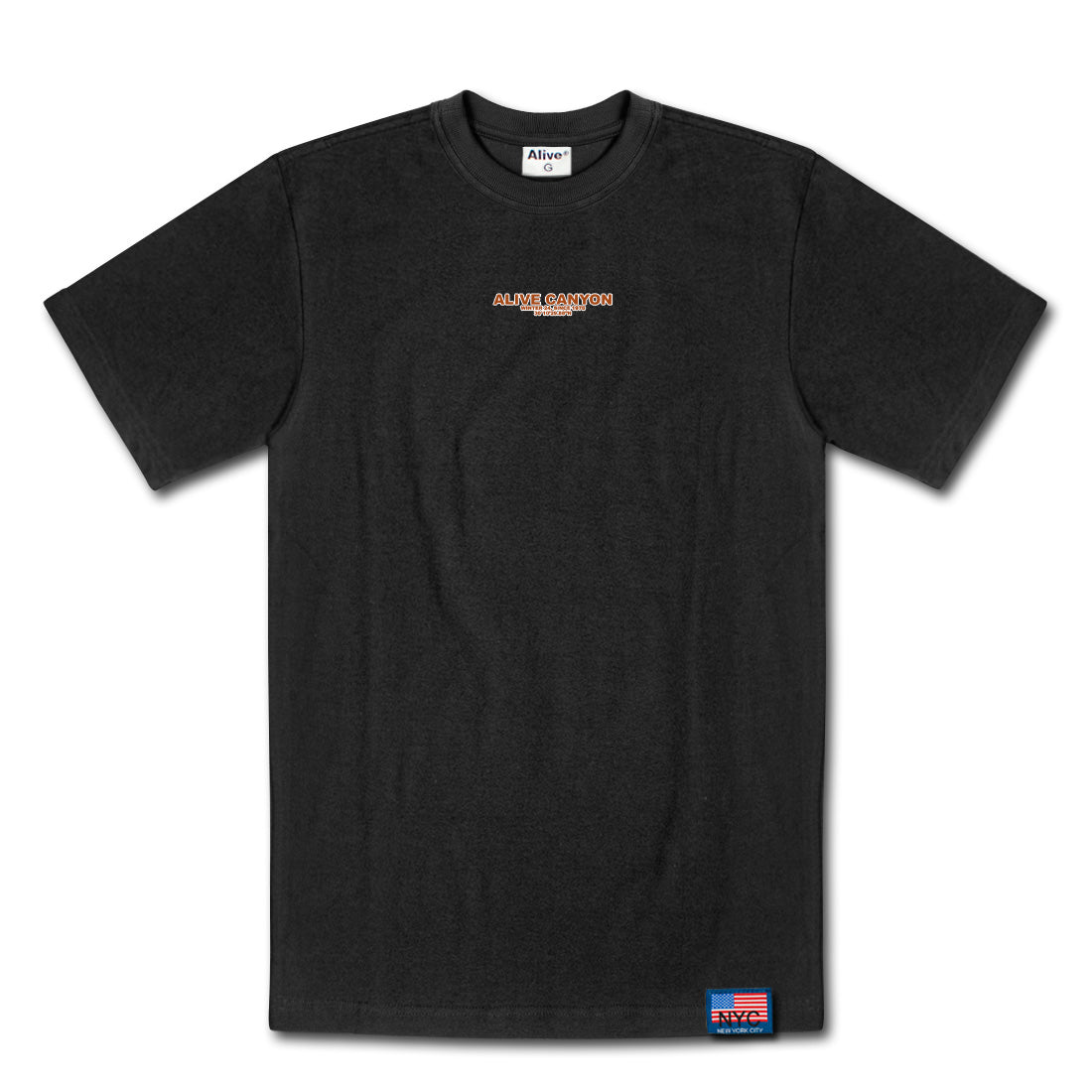 Camiseta Alive Canyon Preto