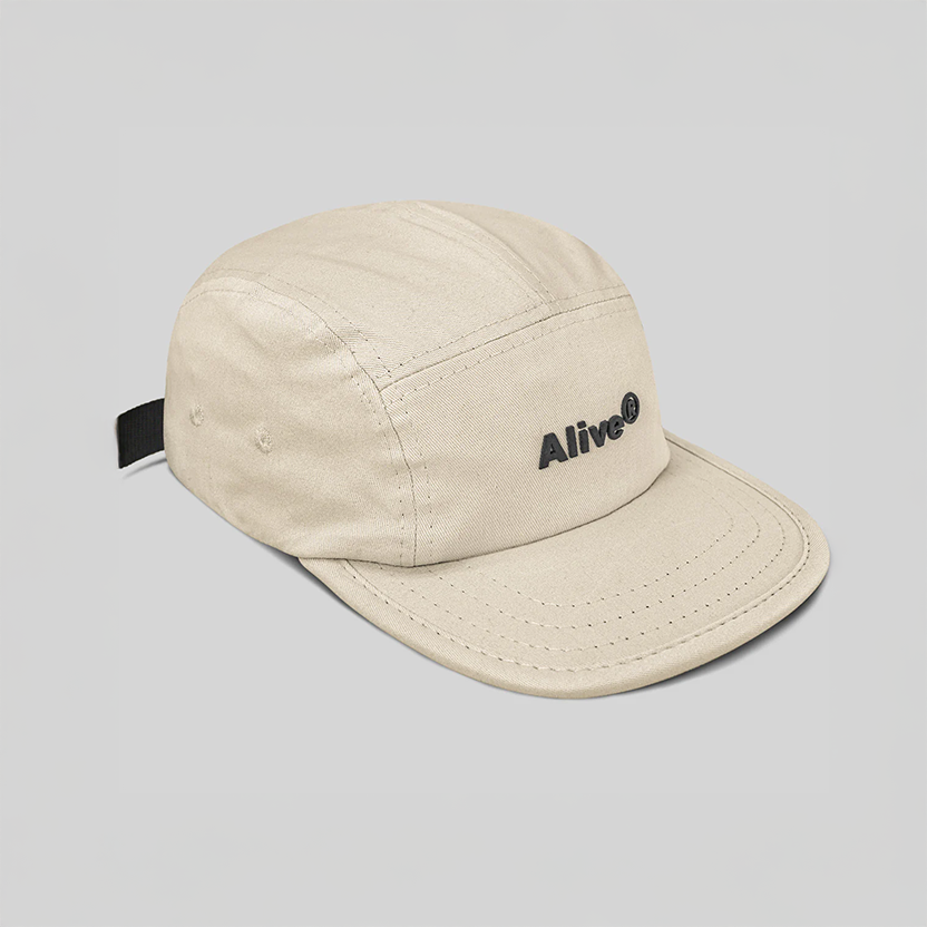 Boné Alive Logo Five Panel | Bege