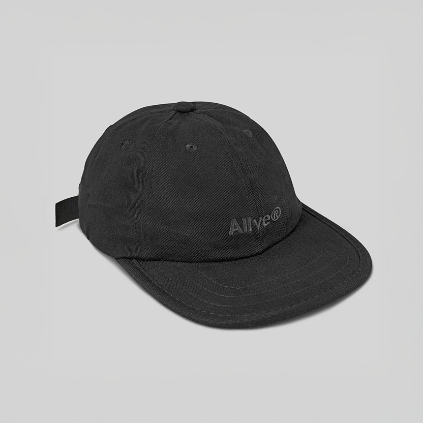 Boné Alive Six Panel Logo Black | Preto
