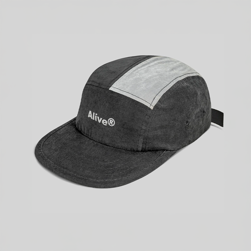 Boné Alive Five Panel Half Preto