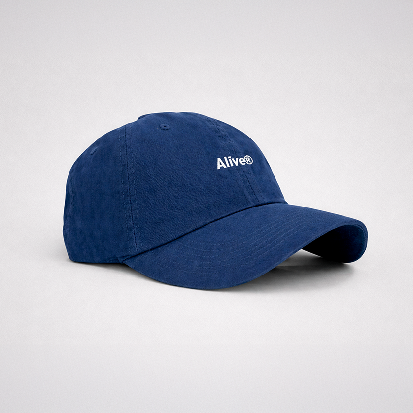 Boné Alive Azul Strapback