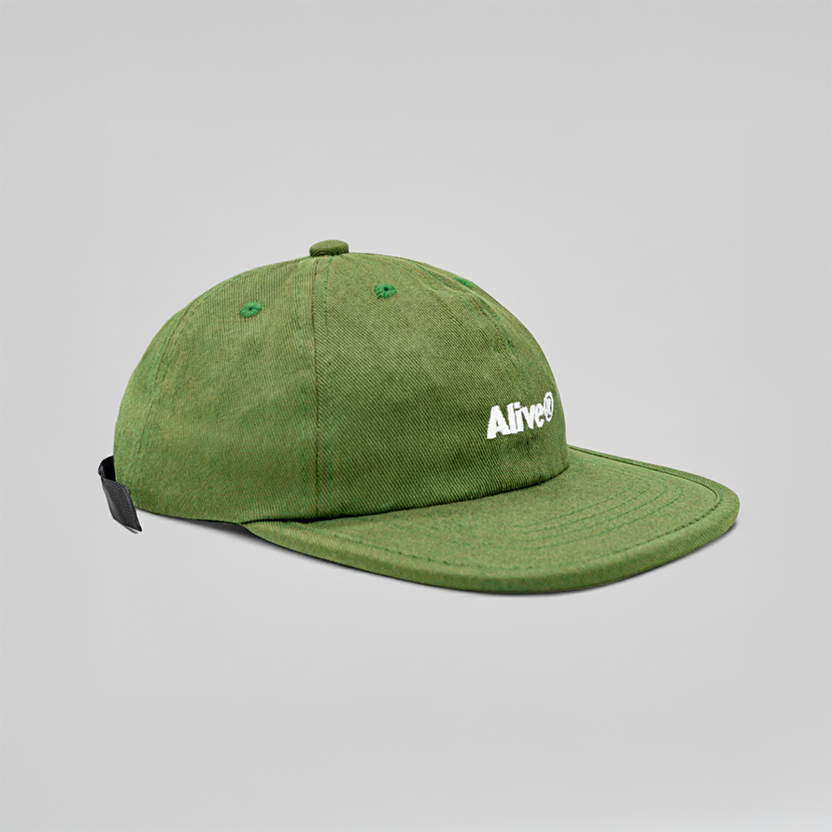 Boné Alive Six Panel Logo Verde