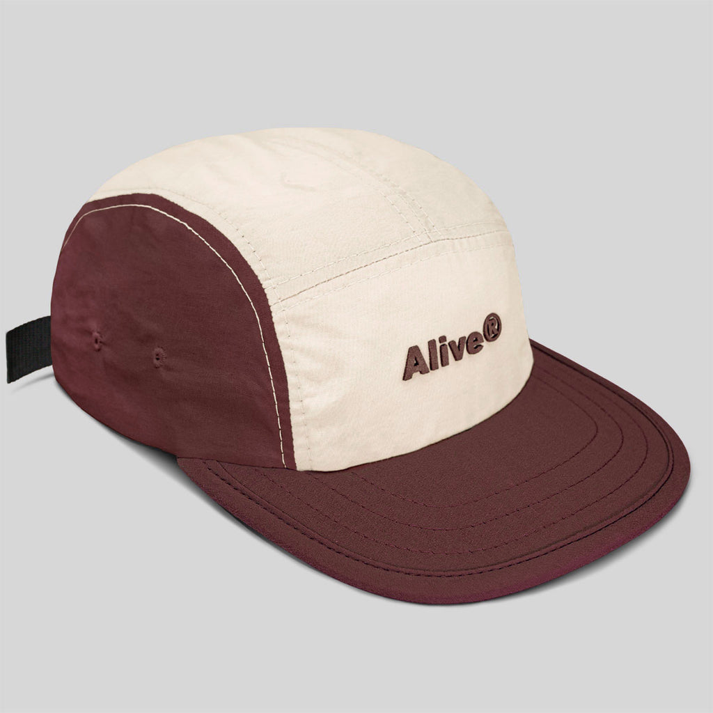 Boné Alive Five Panel Brown Marrom Texas