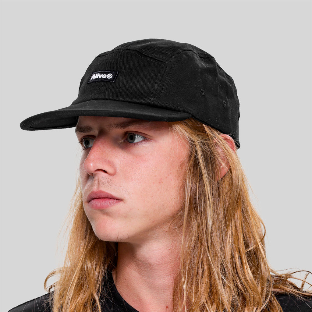 Boné Alive Five Panel Patch Preto Texas