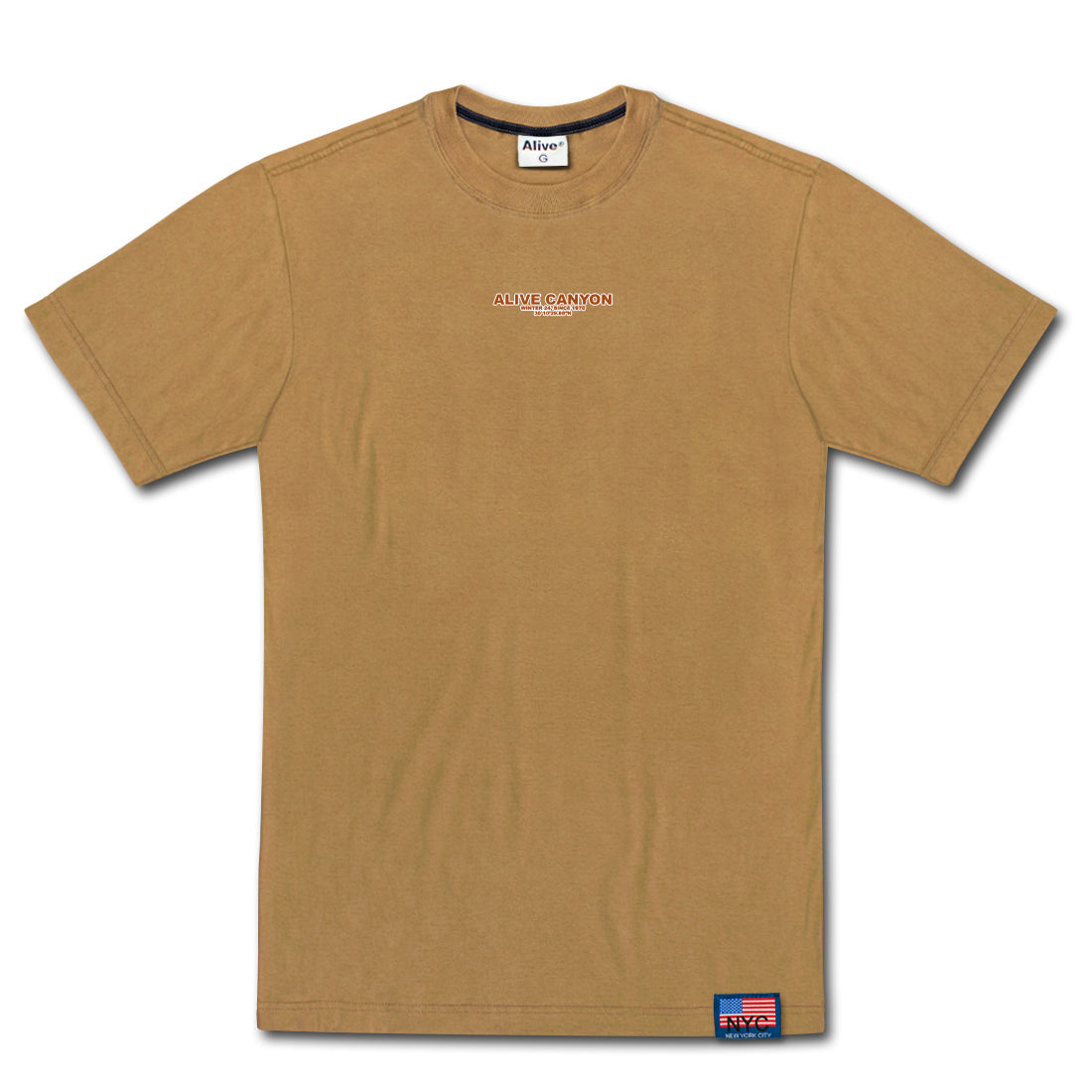 Camiseta Alive Canyon Marrom