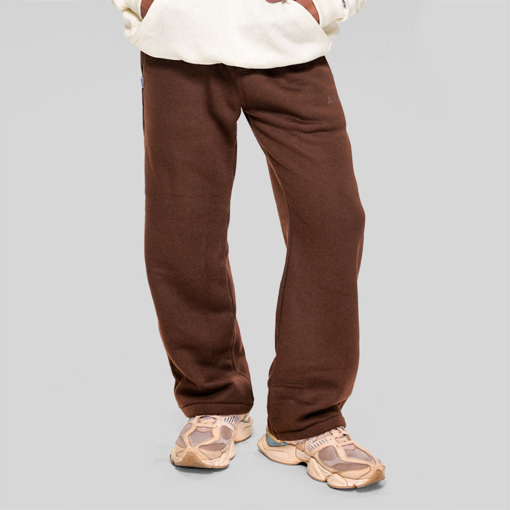 Calça Alive Moletom Logo Marrom - Texas