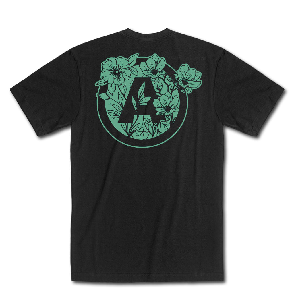 Camiseta Alive Clássica Flowers Preto