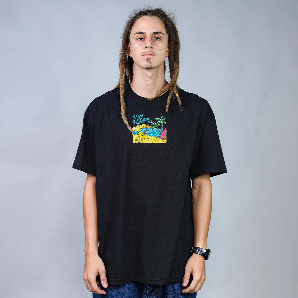Camiseta Alive Waves Preto
