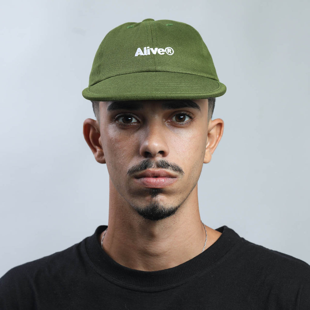 Boné Alive Six Panel Logo Verde