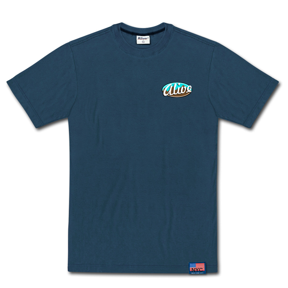 Camiseta Alive Patagônia Azul