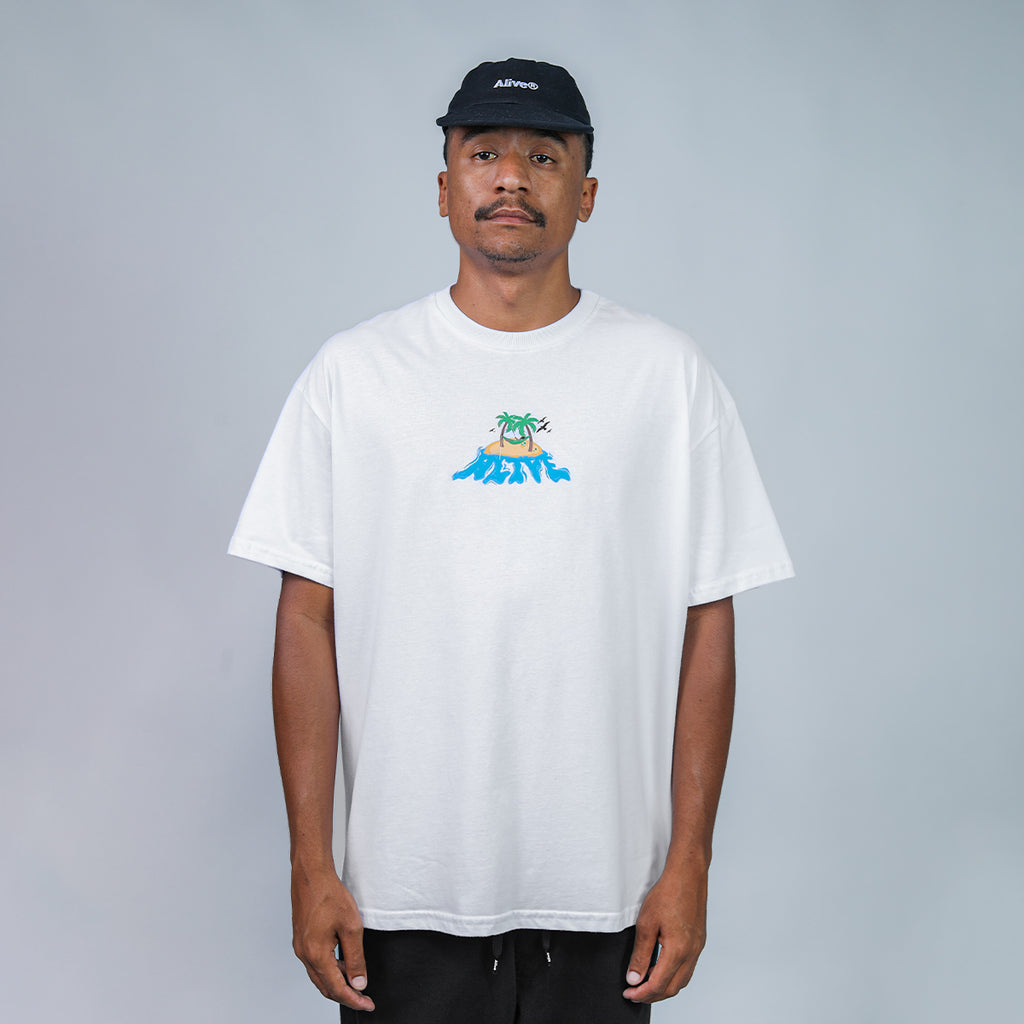 Camiseta Alive Island Branco