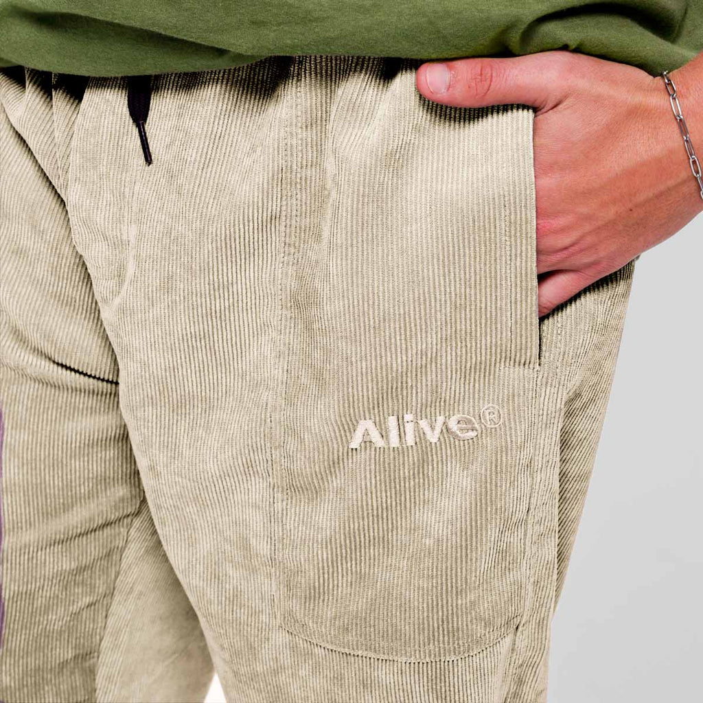 Calça Alive Cotelê Cold Bege - Texas