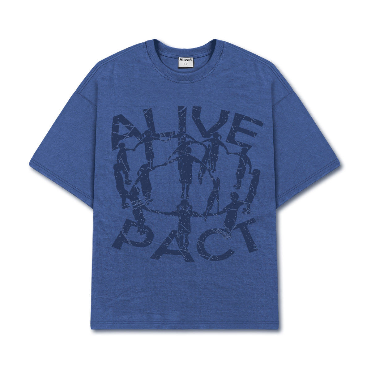 Camiseta Alive Clássica Pact Azul