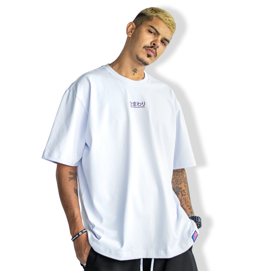 Camiseta Alive Sunflower Branco
