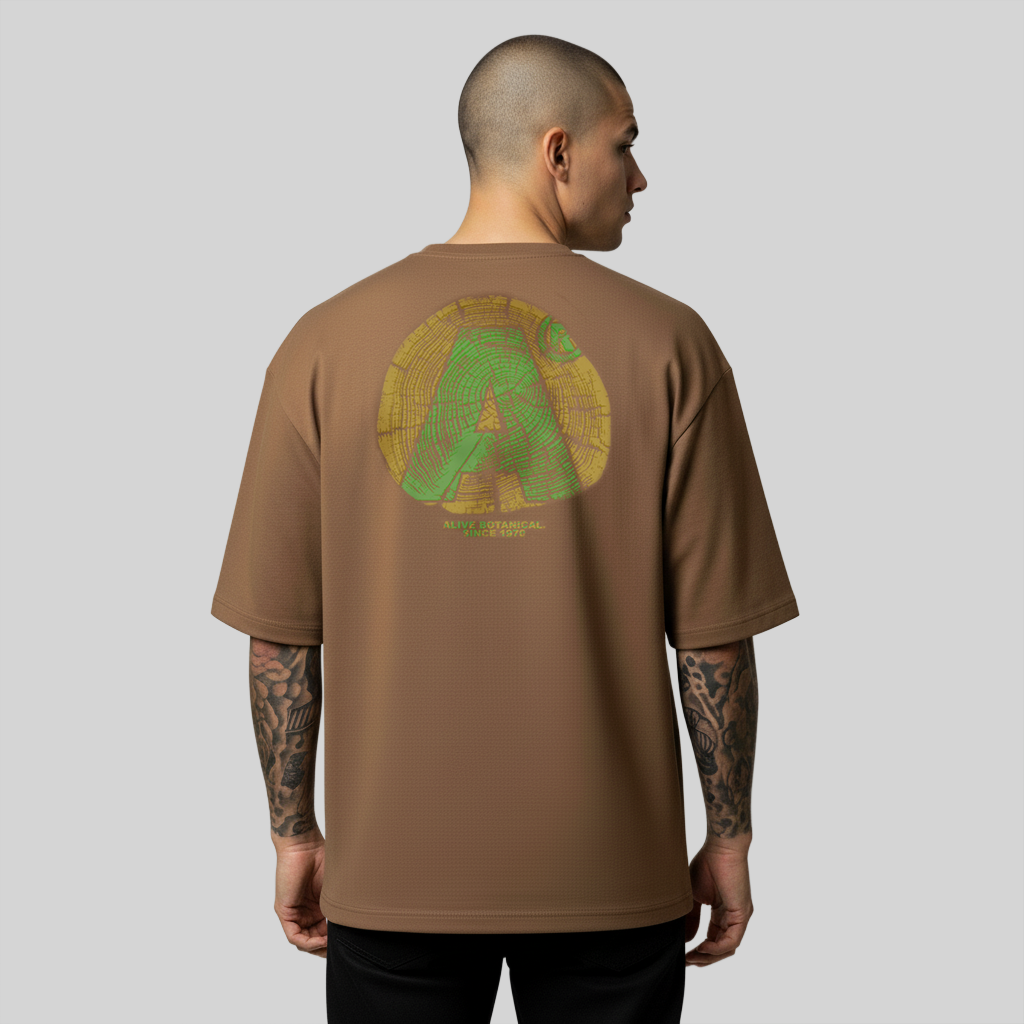 Camiseta Alive Trunk Marrom