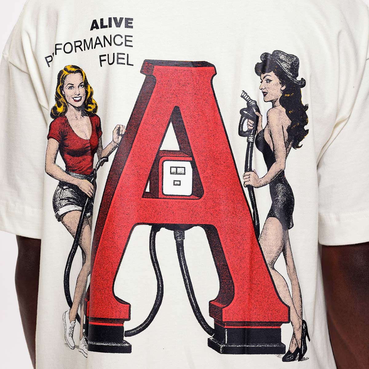 Camiseta Alive Oversized Fuel Off White - Texas