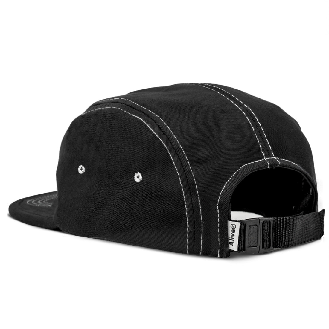 Boné Alive Line White Five Panel Preto