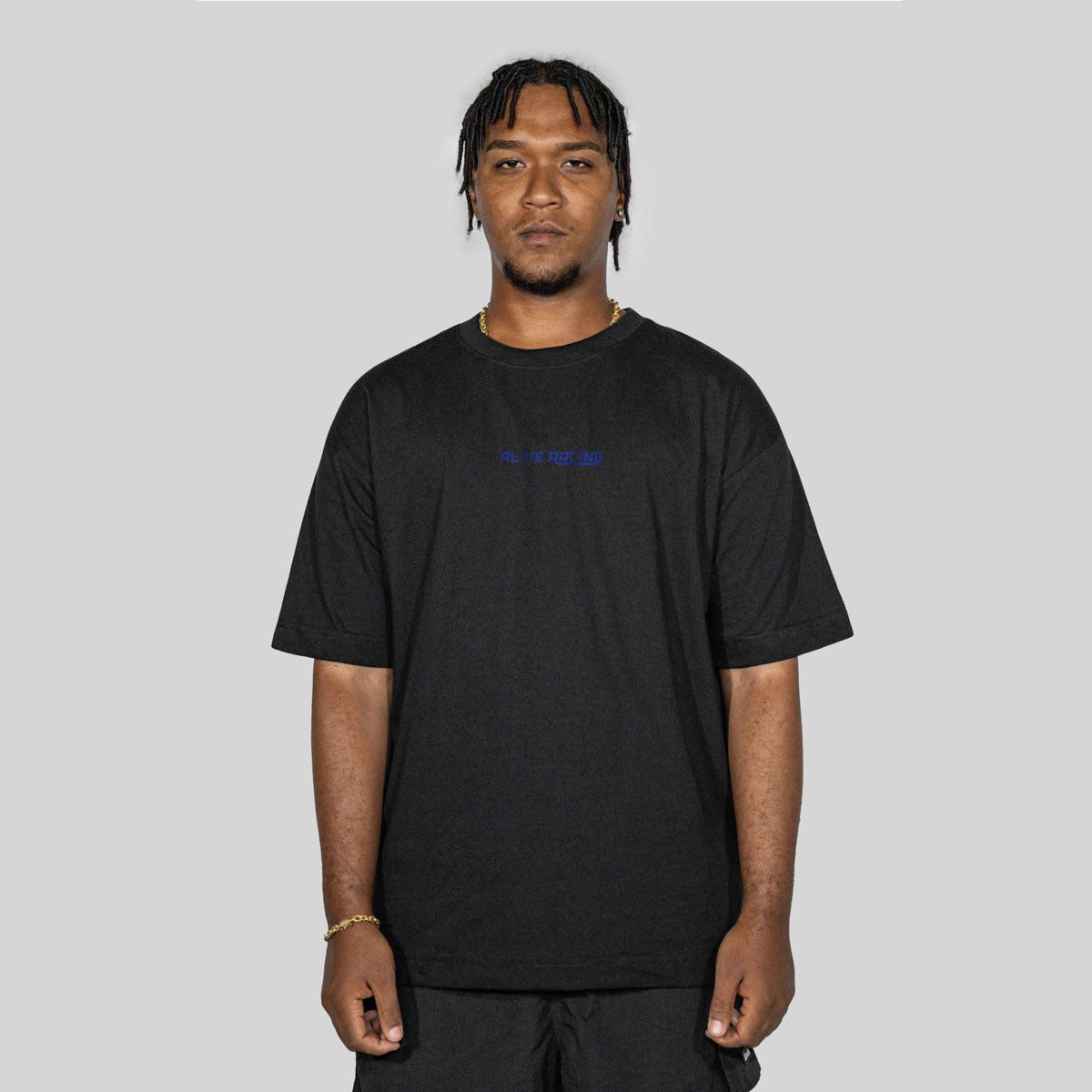 Camiseta Alive Oversized Racing Preto
