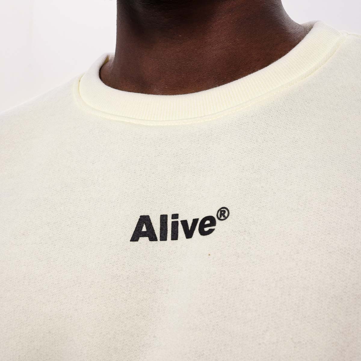 Moletom Alive Careca Logo Off White - Texas