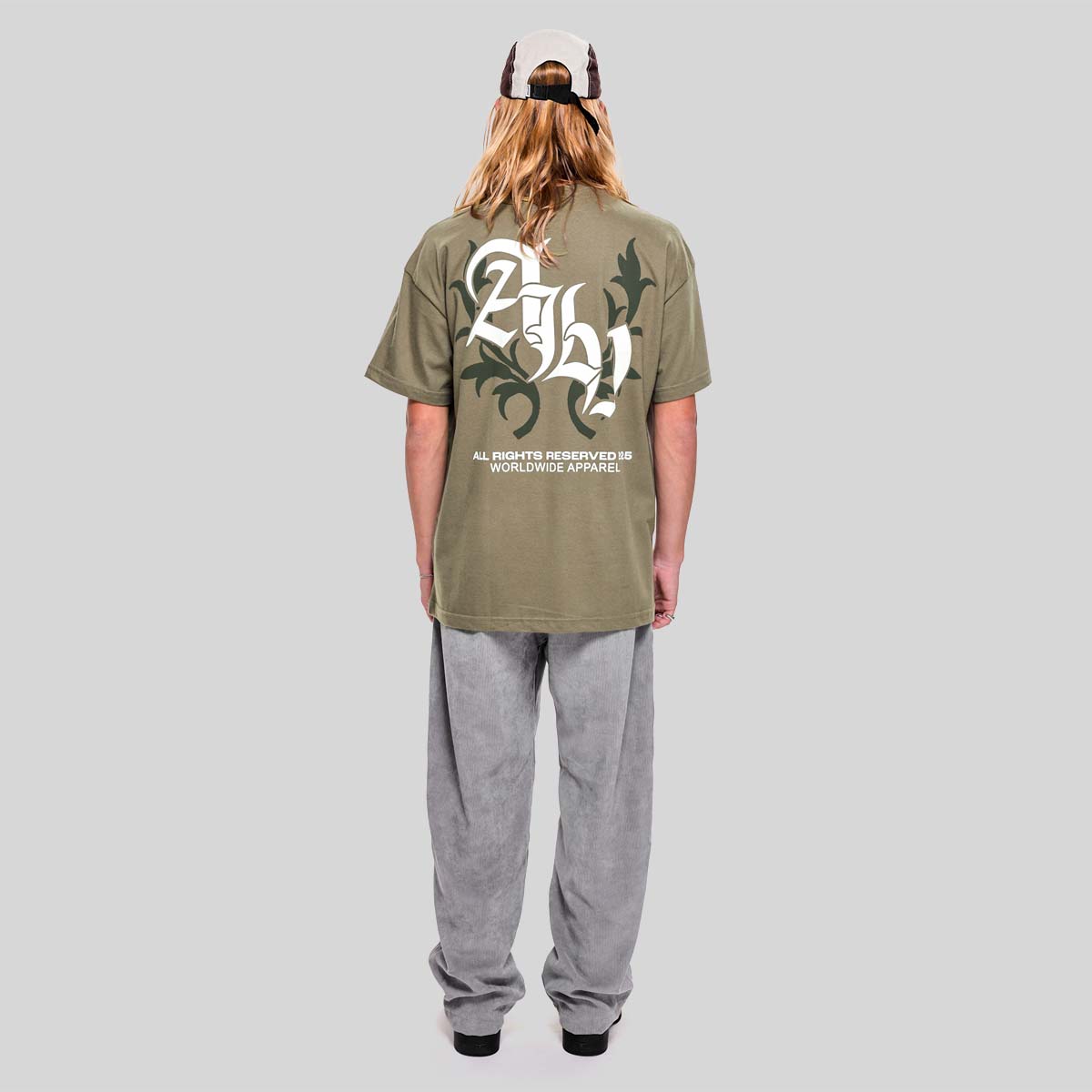 Camiseta Alive Clássica Winner Verde Musgo