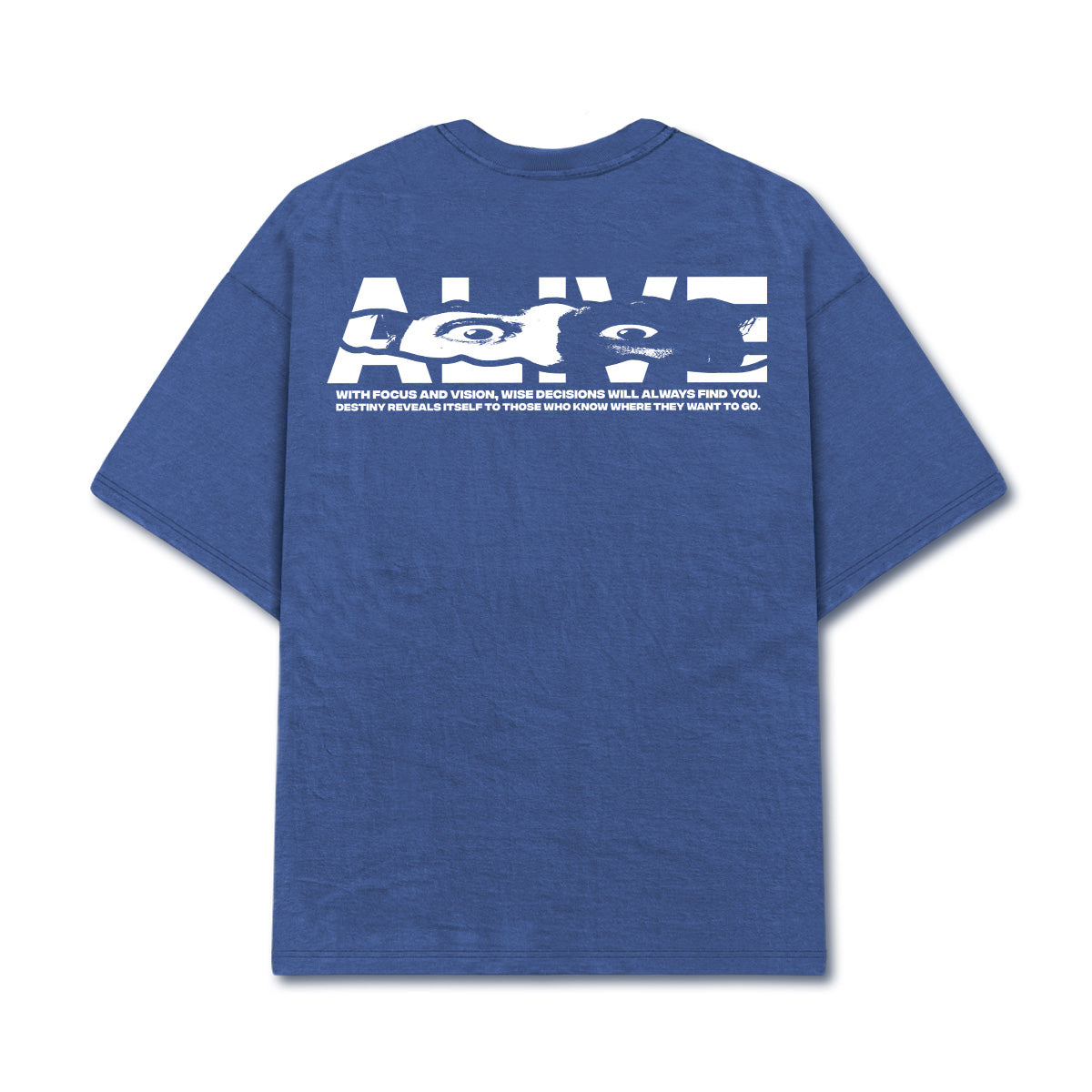 Camiseta Alive Clássica Eyes Azul