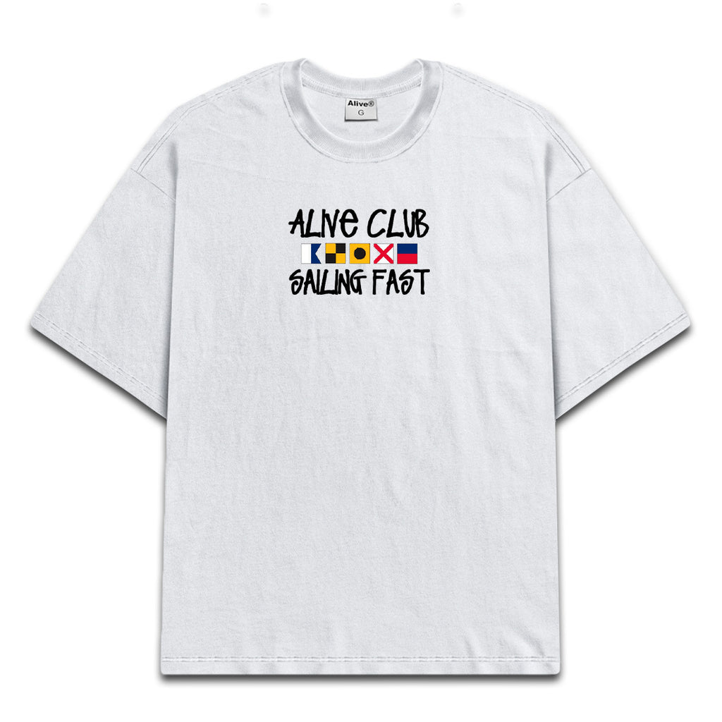 Camiseta Alive Flags Branco