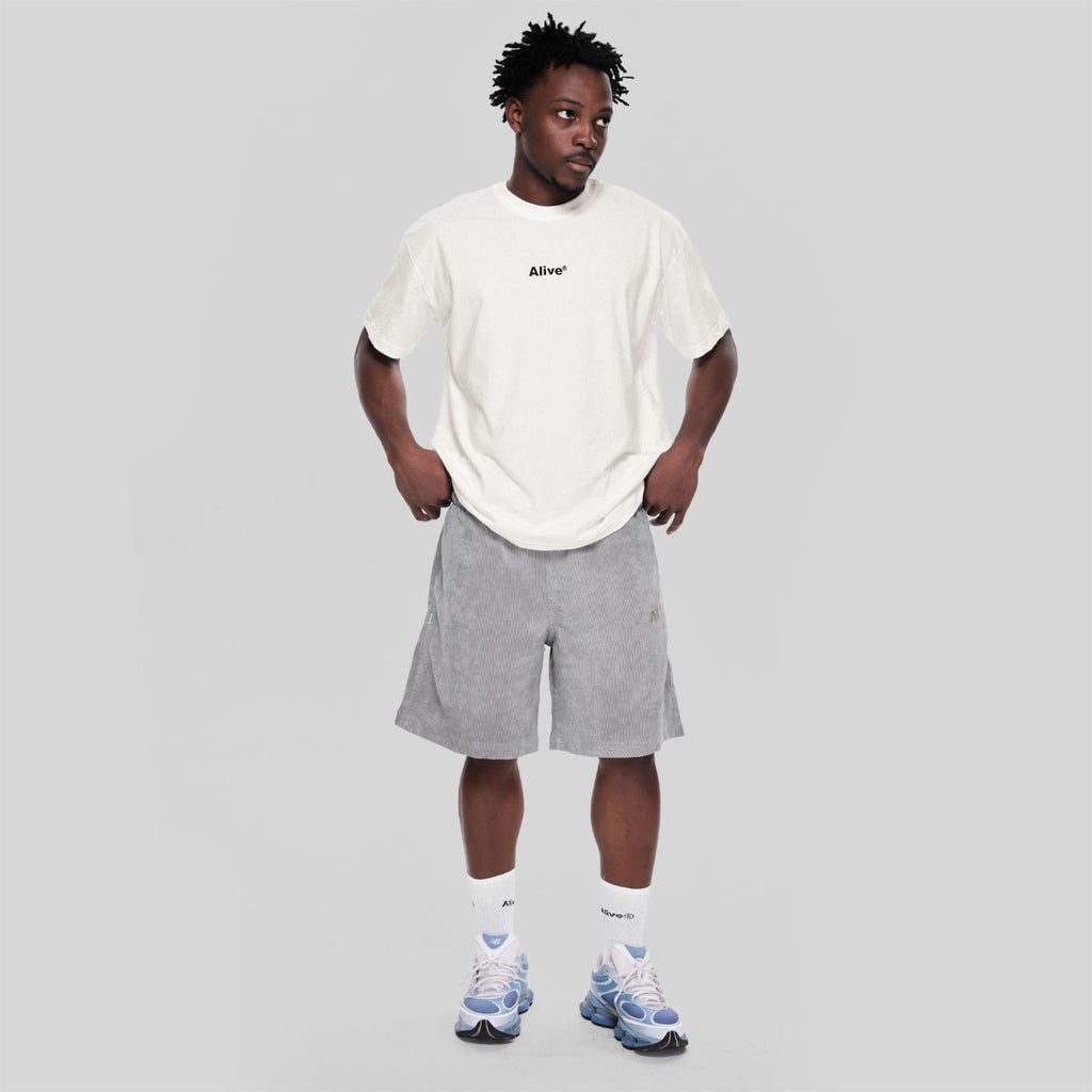 Camiseta Alive Clássica Basic Off White