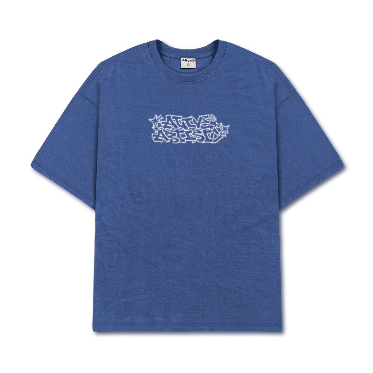 Camiseta Alive Clássica Artistic Azul
