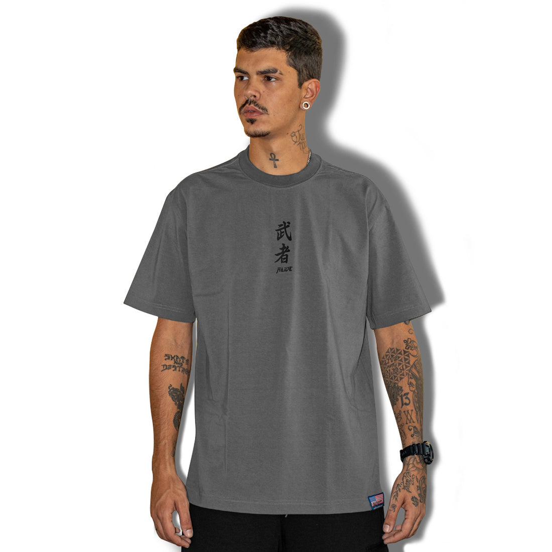 Camiseta Alive Eastern Dragon Chumbo