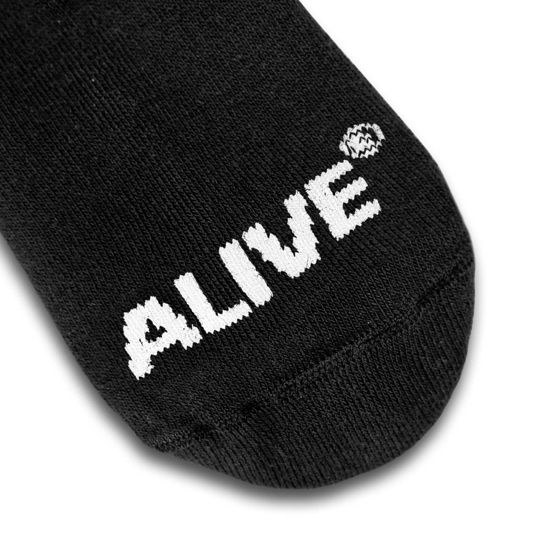 Meia Curta Alive Logo |  Preto