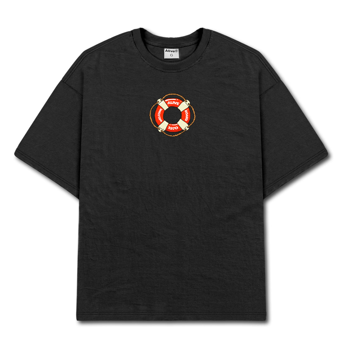 Camiseta Alive Floater Preto
