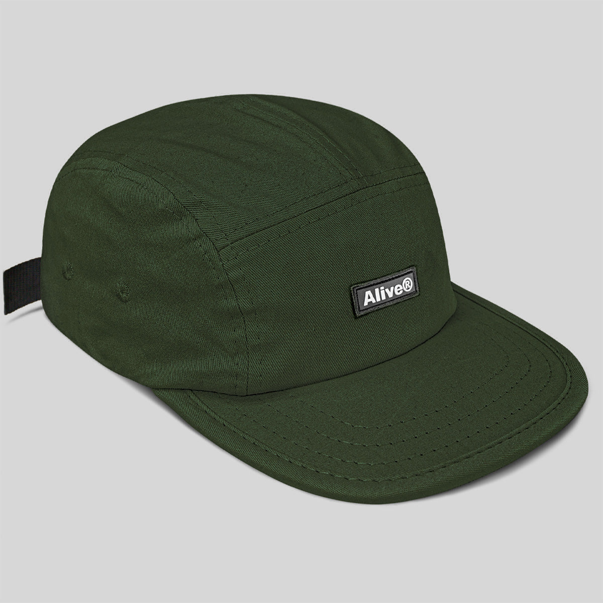 Boné Alive Five Panel Patch Verde Texas