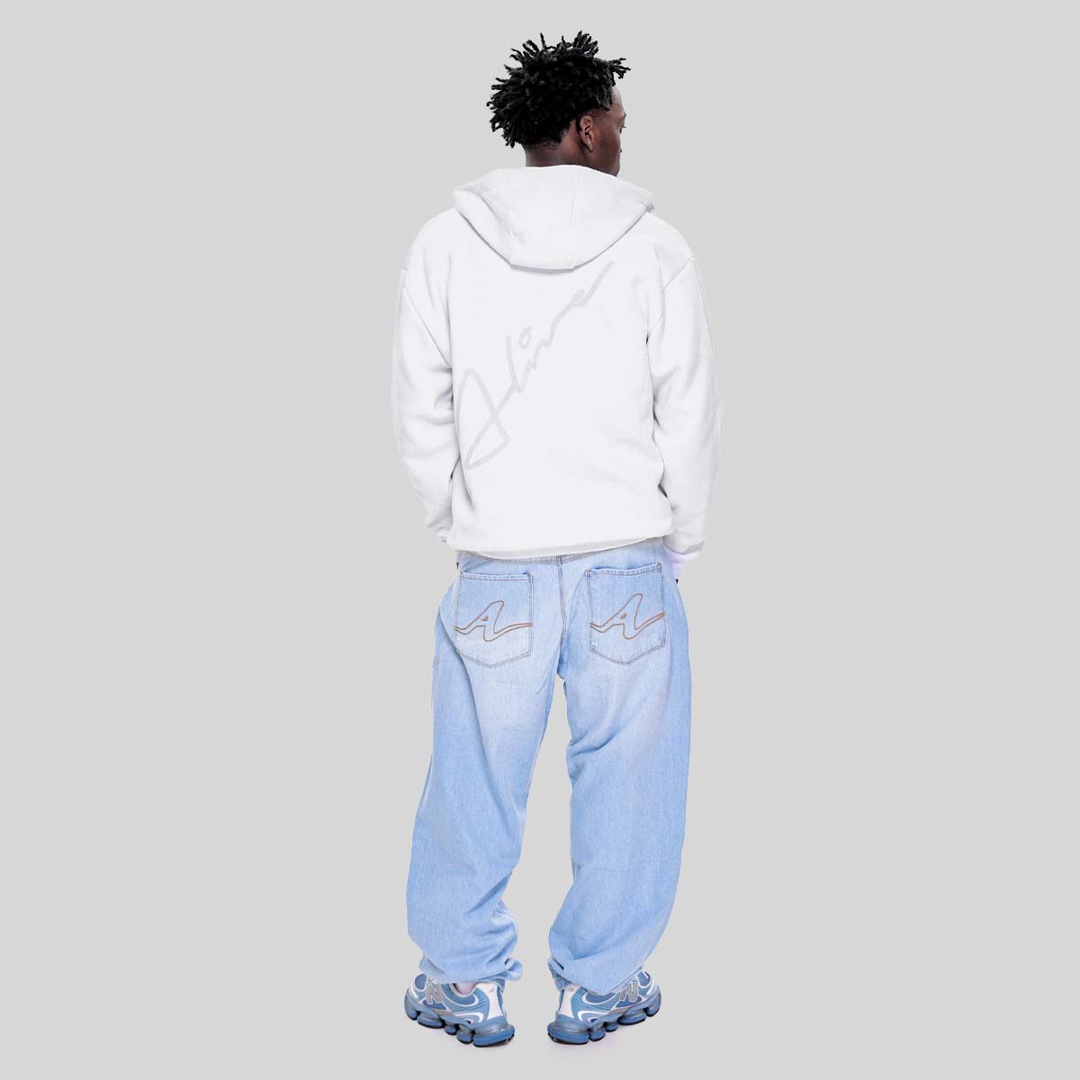 Casaco Alive Zipper Rubric Branco - Texas