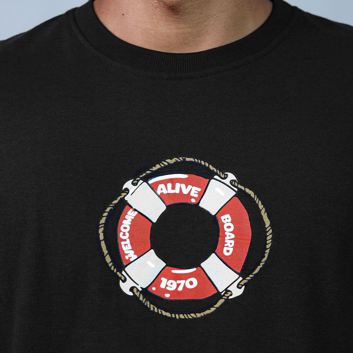 Camiseta Alive Floater Preto