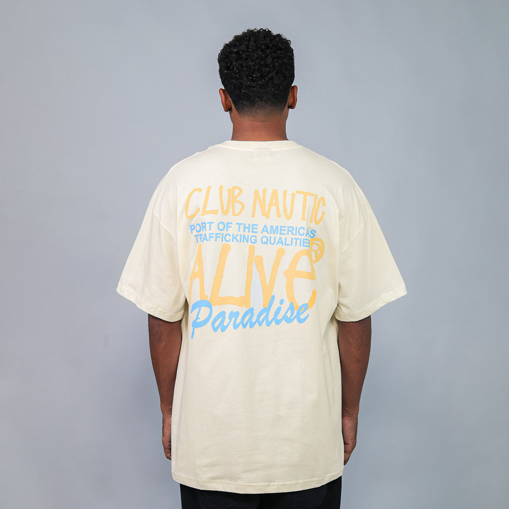 Camiseta Alive Oversized Essencial Nautic Off White