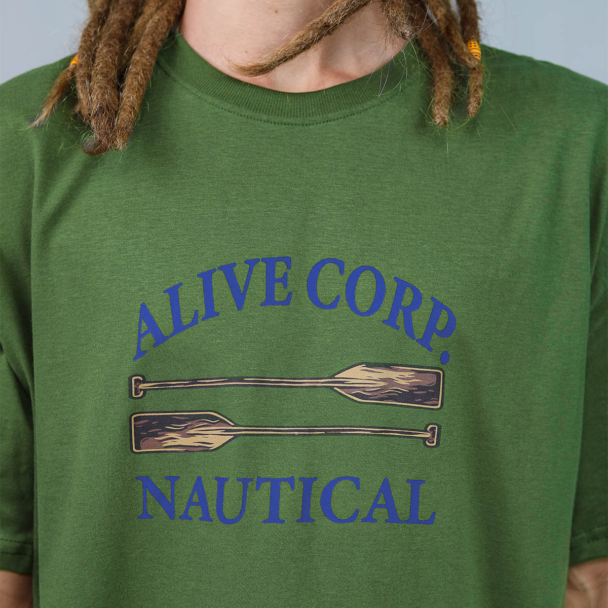 Camiseta Alive Paddle Verde Musgo
